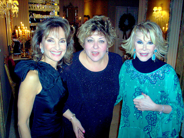 With Susan Lucci and Joan Rivers 
